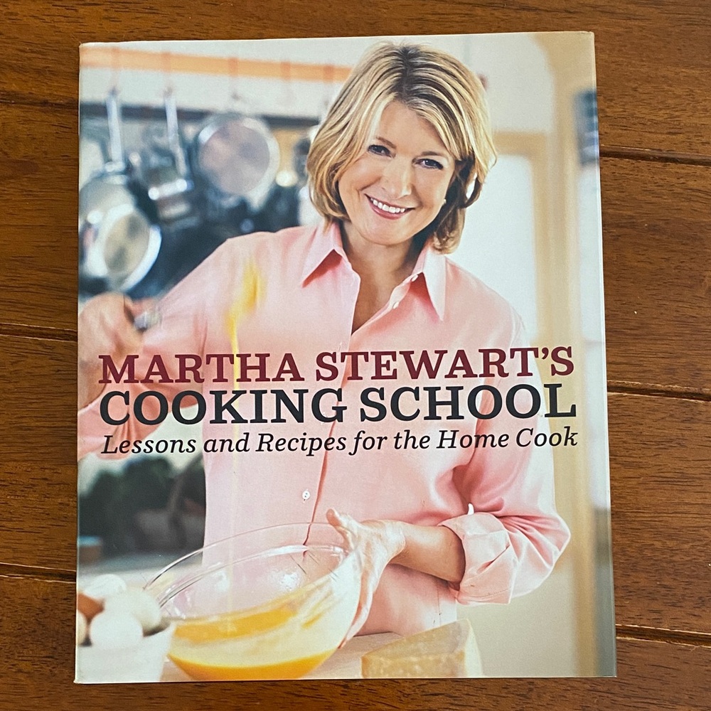 Martha Stewart's Cooking School Cookbook Hardcover First Edition